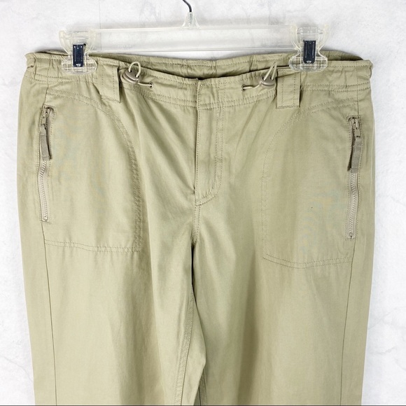 [Arizona] Tan Cargo Utility Embroidery Pants - Picture 2 of 4